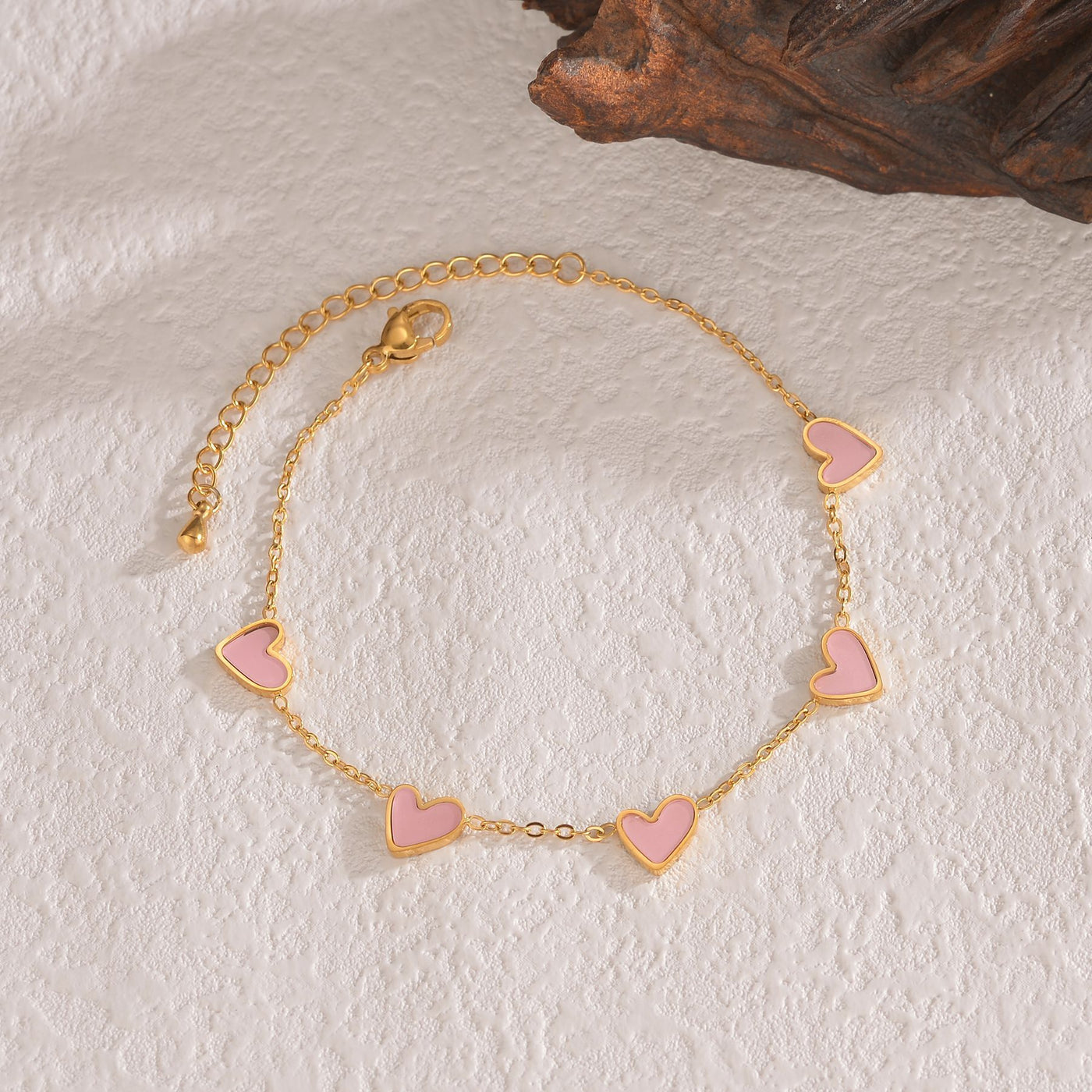 Éclat gold-plated charm bracelet