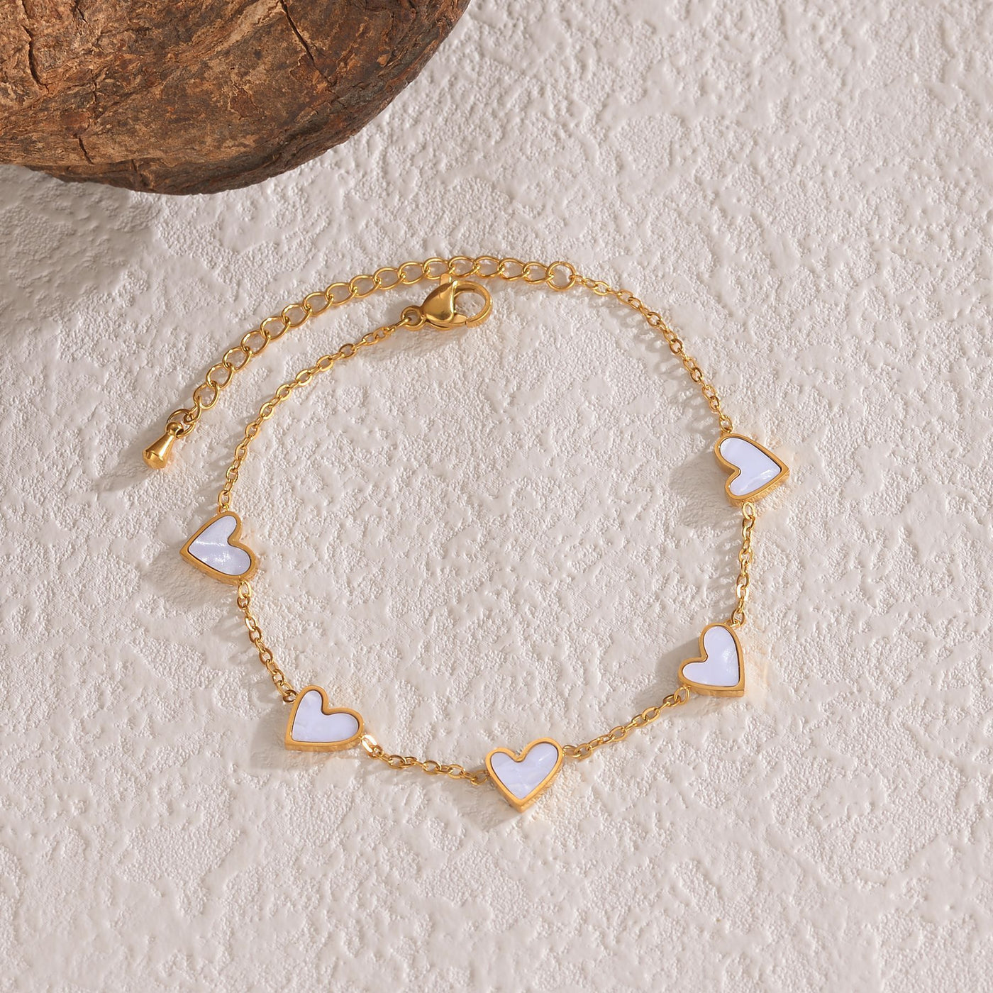 Éclat gold-plated charm bracelet