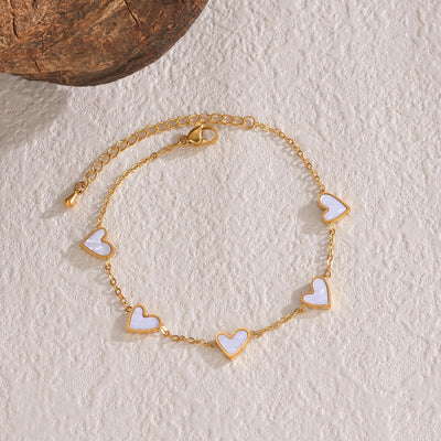 Éclat gold-plated charm bracelet