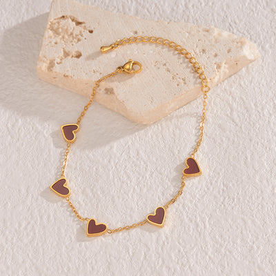 Éclat gold-plated charm bracelet