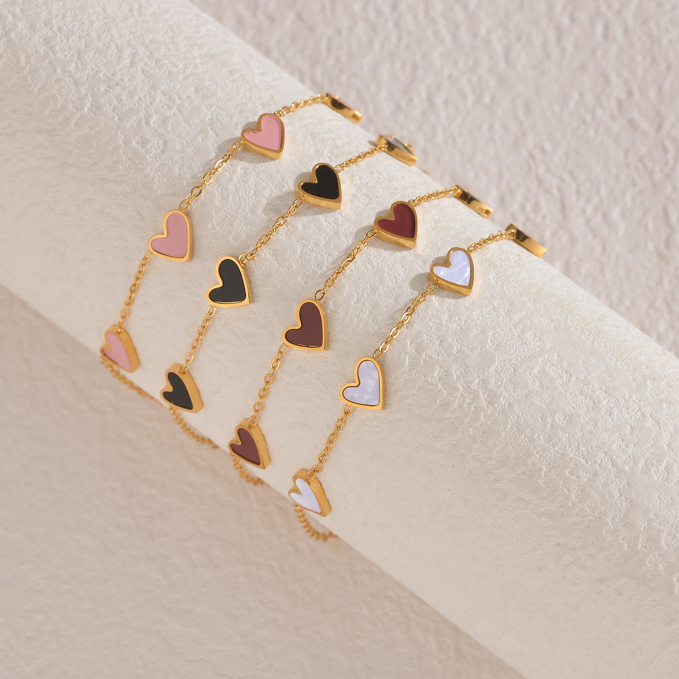 Éclat gold-plated charm bracelet